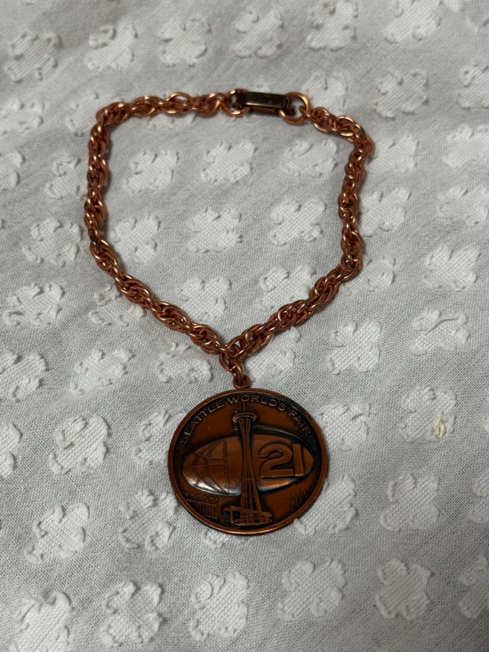 1962 Seattle World's Fair Copper bracelet